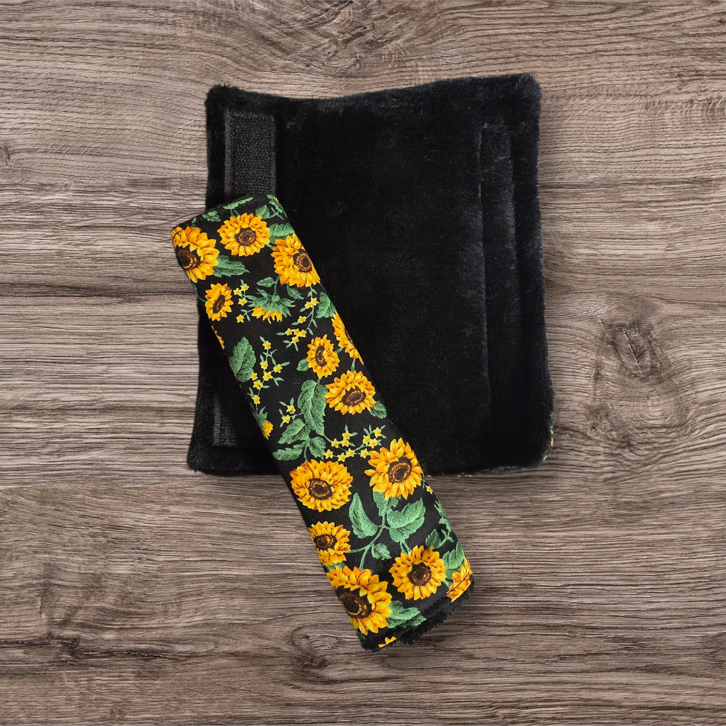 Sunflower Seatbelt Covers (Reversable)