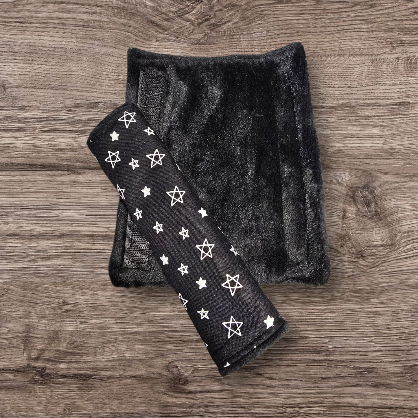 Stars seatbelt covers reversable