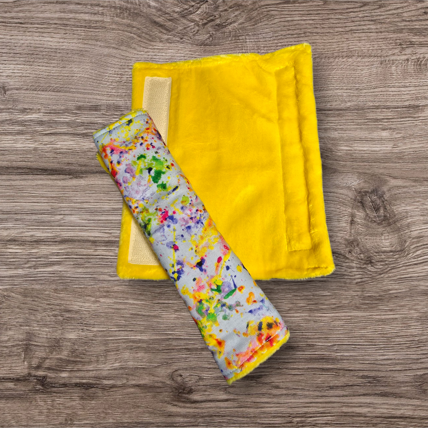 Splatter Seatbelt Covers (reversable)