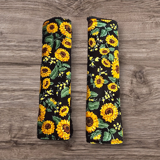 Sunflower Seatbelt Covers (Reversable)