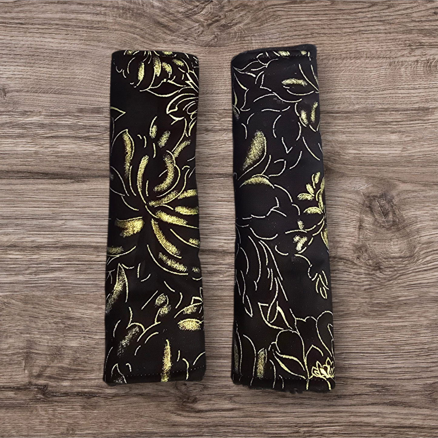 Gold Seatbelt Covers (reversable)
