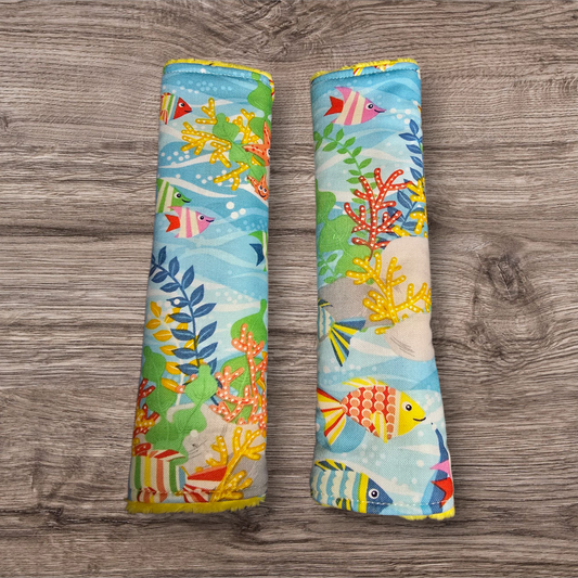 Sealife seatbelt covers reversable