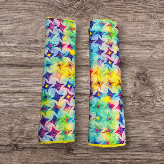 Diamonds seatbelt covers reversable