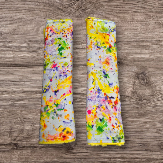 Splatter Seatbelt Covers (reversable)