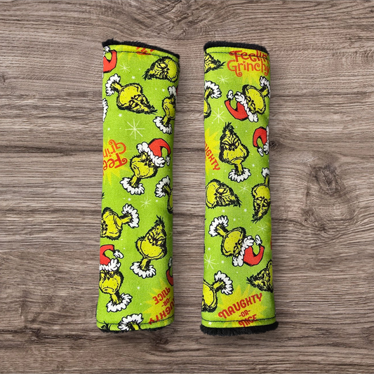 Grinch Seatbelt cover reversable